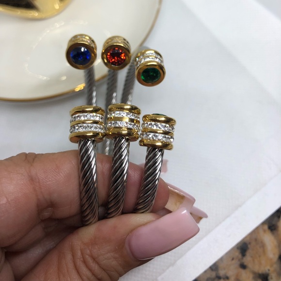 New Arrival!! Stainless Steel Bangle Cuff Bracelet. - Picture 4 of 8